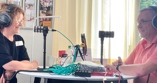 Doris Ernst und Norbert Illes im Gespräch